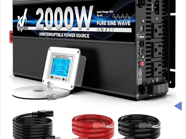 Lot 96-157233 - 2000 Watt Sump Pump Backup Battery System, Automatic switchover to Battery Inverter Power, Professio...