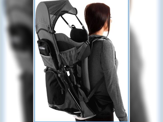 Lot 96-175879 - Hiking Baby Carrier Backpack - Comfortable Toddler/Baby Backpack Carrier System with Diaper Change P...