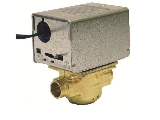 Lot 96-211715 - resideo Tradeline 24-Volt 50/60 Hz 3/4 in. ID Sweat 2 Position Motorized Zone Valve MSRP $140.62 Unu...