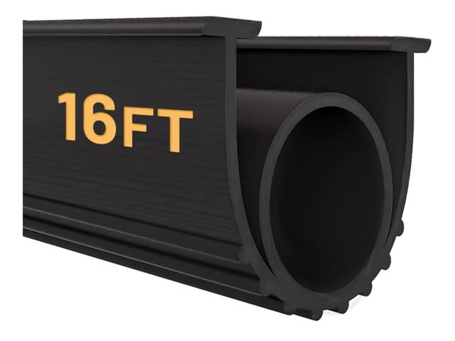 Lot 96-181244 - DGSL Garage Door Seals Bottom Rubber Weather Stripping Kit Seal Strip Replacement, Universal Weather...