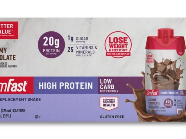 Lot 96-174258 - SlimFast High Protein 20g Ready To Drink Meal Replacement Shake Creamy Chocolate, 11oz, 12ct
New 
Be...