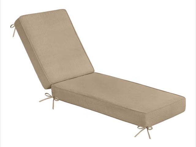 Lot 96-177590 - Sundale Outdoor Olefin Chaise Lounge Cushion, Water-Resistant Patio Lounge Chair Cushion, Thick Loun...