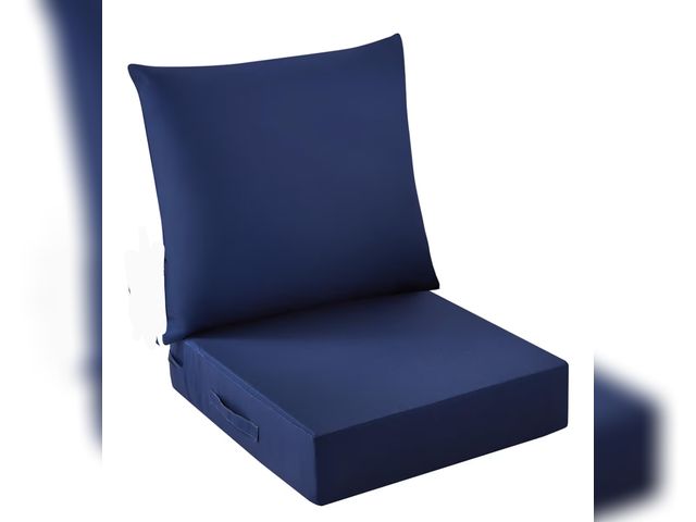 Lot 96-190055 - Outdoor Seat Cushion Set, Waterproof &amp; Fade Resistant Patio Chair Cushions, Outdoors Cushion for...