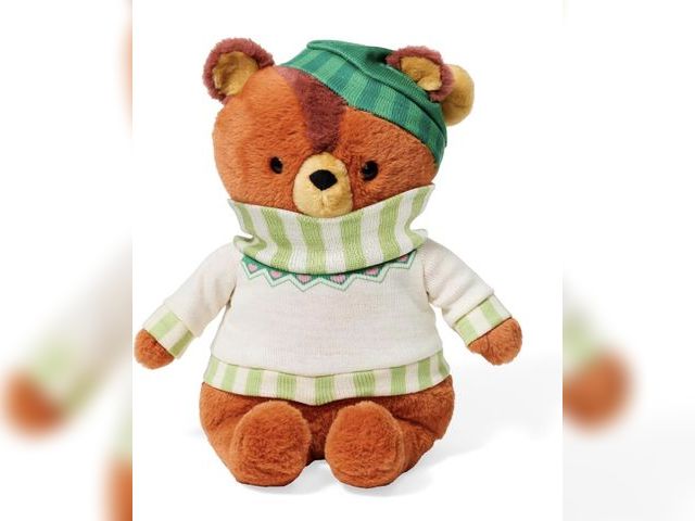 Lot 96-194036 - Wild Republic Amazon Exclusive Holiday Bear 14” Eco-Friendly Plush New