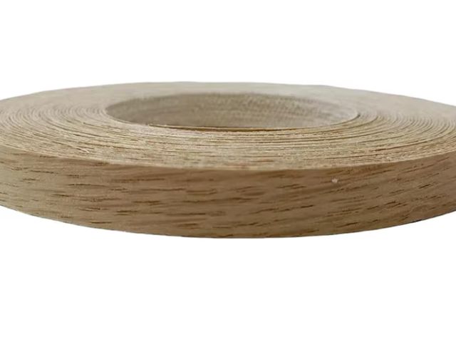 Lot 96-191073 - Real White Oak Wood Veneer Edge Banding Roll, 1/2 Inch ×50ft,Preglued Iron On Edging Band with Hot M...