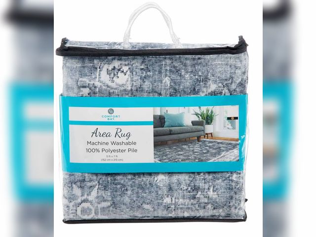 Lot 96-200155 - Comfort Bay Machine Washable Area Rug, 5 ft x 7 ft, Assorted
New