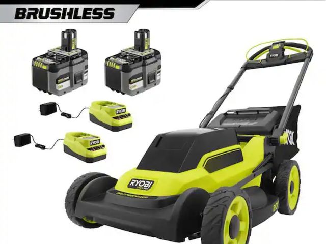 Lot 96-166732 - RYOBI
ONE+ HP 18V Brushless 20 in. Cordless Battery Walk Behind Self-Propelled Lawn Mower w/ (2) 6.0...