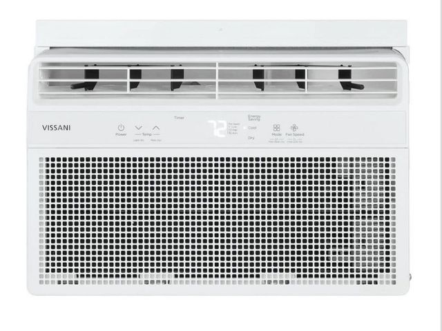 Lot 96-225718 - Vissani 5,000 BTU 115-Volt Window Air Conditioner Cools 150 sq. ft. with Remote and Dehumidifier in ...