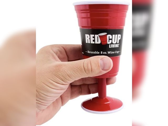 Lot 96-233093 - Red Cup Living 8 Oz Wine Cup | Party Cups Ideal for Kids &amp; Adults | Reusable Drinking Supplies f...