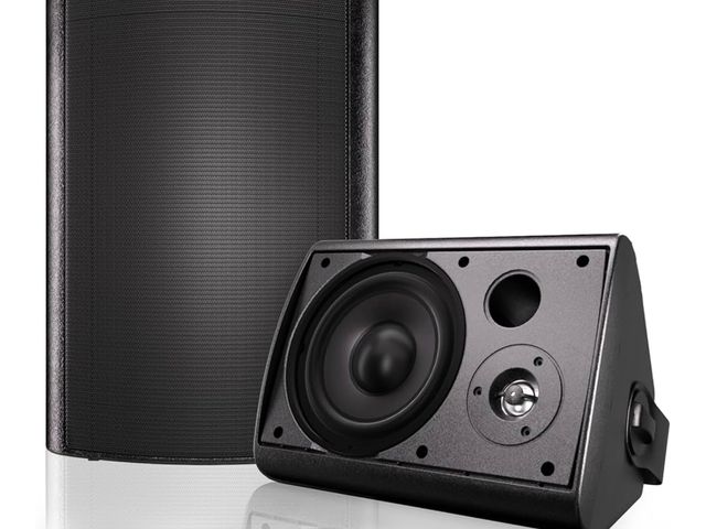 Lot 96-171675 - Herdio 6.5 Inches Outdoor Bluetooth Speakers Waterproof with Powerful Bass,Wall Mount Speakers Wired...