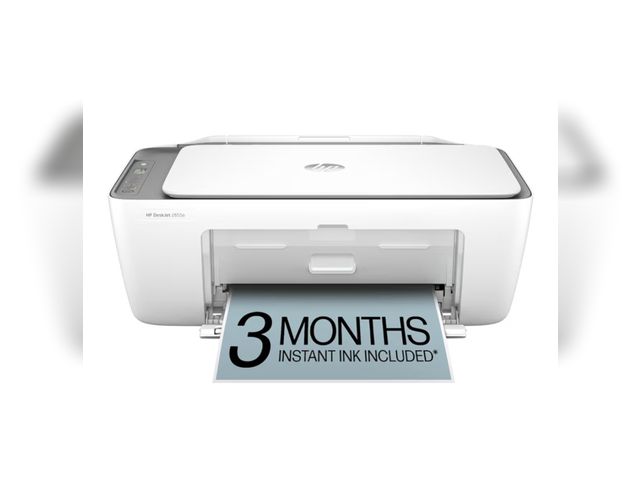 Lot 96-177554 - HP DeskJet 2855e Wireless All-in-One Color Inkjet Printer, Scanner, Copier, Best-for-home, 3 month I...