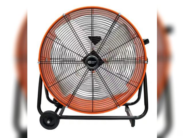 Lot 96-163267 - Commercial Electric
24 in. 2-Speed Heavy Duty Tilt Drum Fan
MSRP $149.99
Used