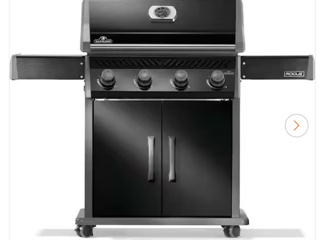 Lot 96-173055 - NAPOLEON
Rogue 525 4-Burner Propane Gas Grill in Black
MSRP $899
New