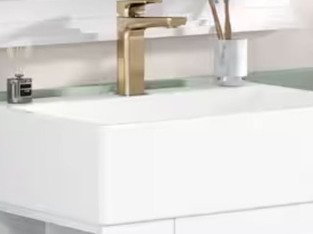 Lot 96-222309 - Afhocomp 20 in. Single Sink Floating White

New