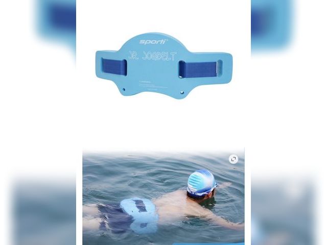 Lot 96-230563 - Sporti Junior Swim Jog Belt, Youth Sizes, Adjustable, Chlorine-Resistant, Quick-Dry New