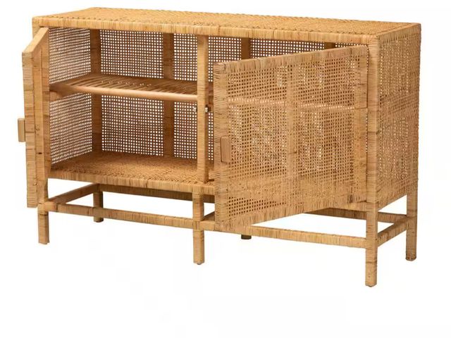 Lot 96-166629 - bali &amp; pari
Vivan Natural Rattan Storage Cabinet 34in
MSRP $515.99
New
