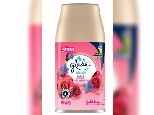 Lot 96-157292 - Glade Automatic Spray Refill, Air Freshener, Rose &amp; Bloom, 6.2 oz

New