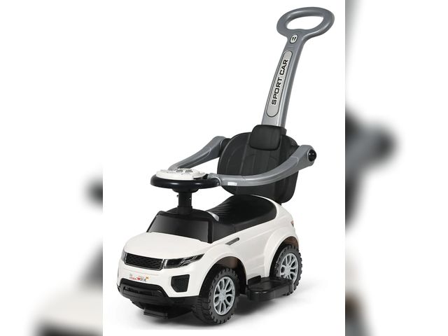 Lot 96-197647 - Costway 3 in 1 Ride on Push Car Toddler Stroller Sliding Car, White 
New 
Msrp $109.00