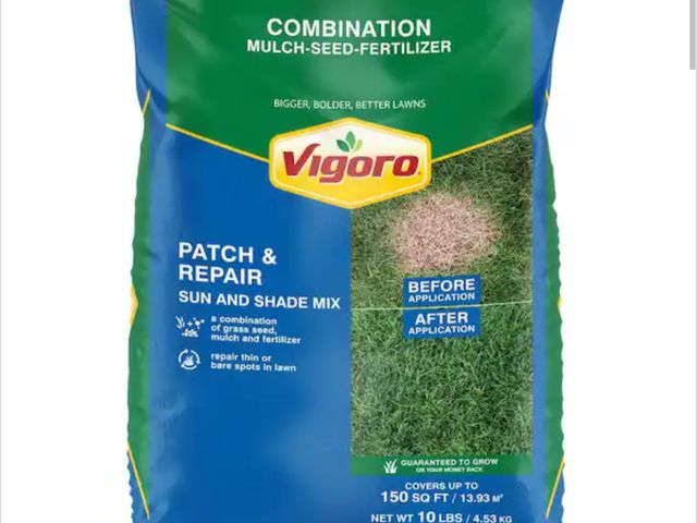 Lot 96-191551 - Vigoro 10 lb. Patch and Repair Sun and Shade Grass Seed Mix New