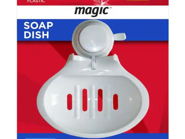 Lot 96-166963 - Magic
Suction Soap Tray in White
New