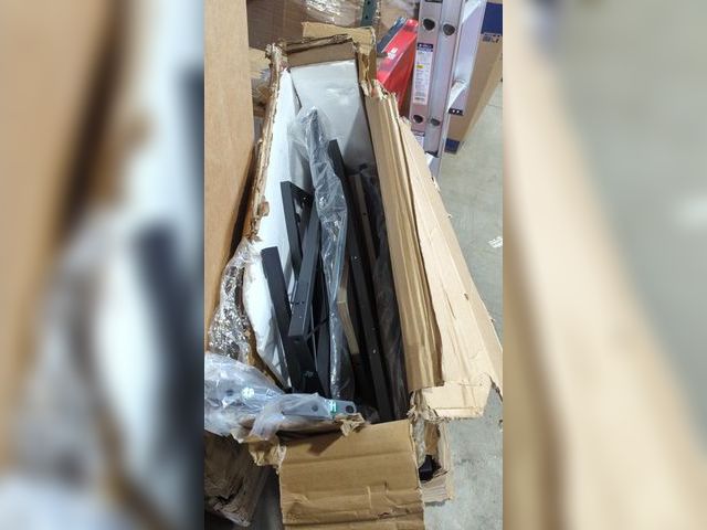 Lot 96-211571 - Unknown Piece of Furniture, Metal Bars, Grates, Wooden Pegs and boards.  appears unused.