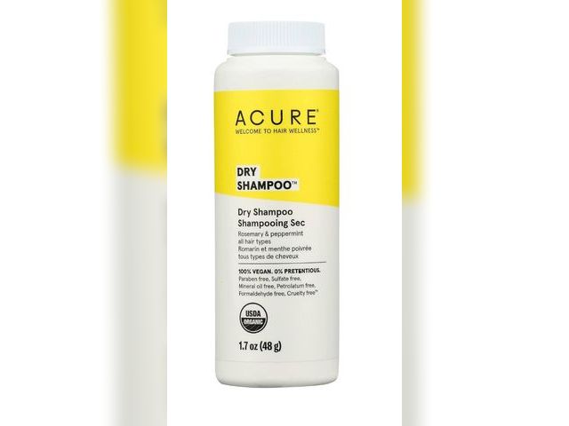Lot 96-167221 - Acure Dry Shampoo - All Hair Types | 100% Vegan | Certified Organic | Rosemary &amp; Peppermint - Ab...