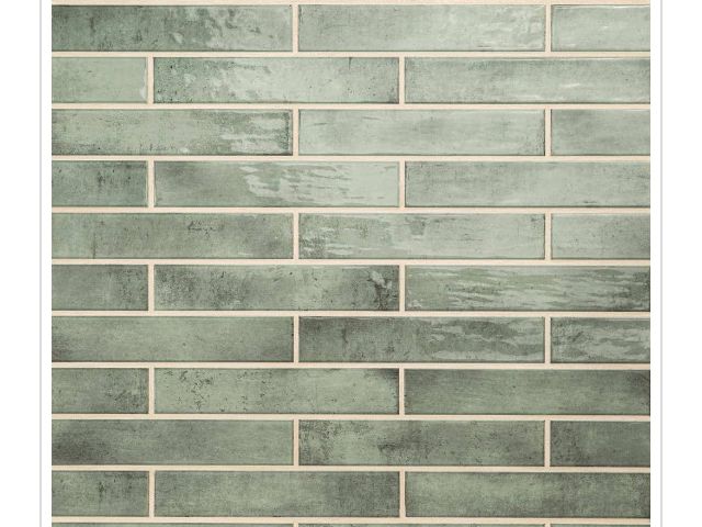 Lot 96-144137 - 13 Cases of Stella Emerald 2 in. x 10 in. Glossy Ceramic Subway Wall Tile (5.16 sq. ft./Case). Appro...