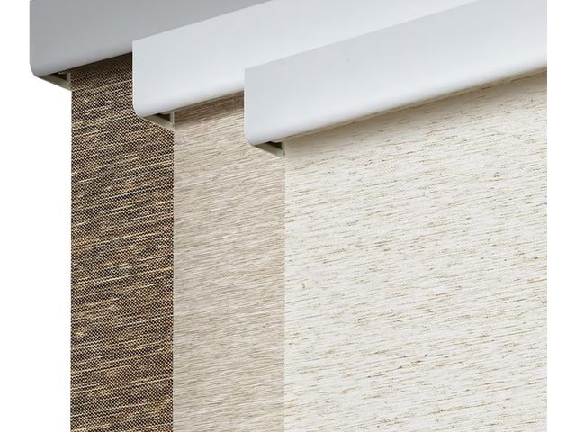 Lot 96-190273 - Persilux Free-Stop Cordless Light Filtering Roller Shades for Windows (Khaki 25" x 72") Natural Wove...