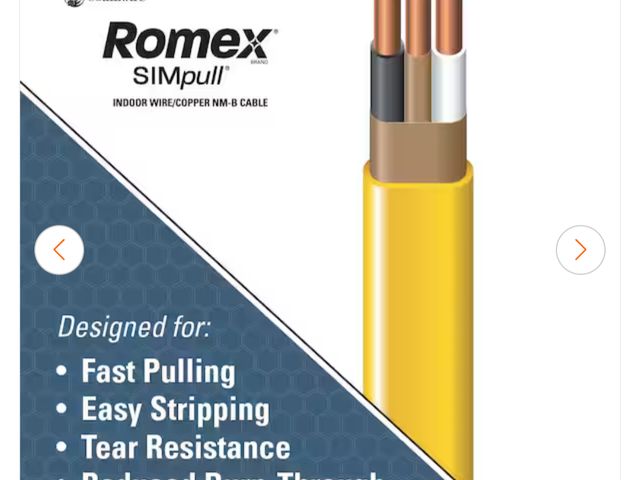 JDCBidding.com - Lot 96-162134 - Romex Simpull Wire Exact size and ...