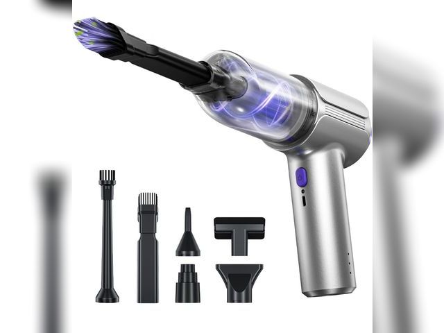 Lot 96-191541 - MECOC Handheld Car Vacuum Cleaner Cordless with Brushless Motor, 21000PA High Power Mini Air Duster,...