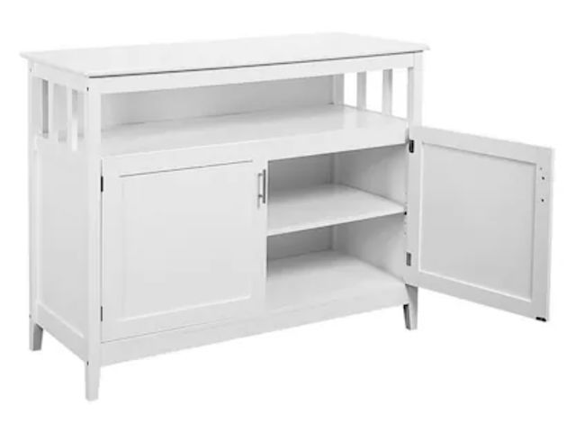 Lot 96-192532 - Costway Contemporary/Modern White Buffet
Open box
Appears Unused, but loose hardware 
Unsure if all ...