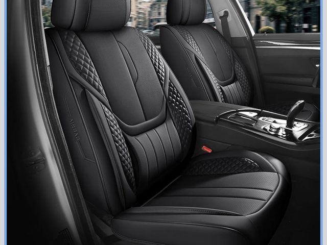 Lot 96-210506 - Car Seat Covers Full Set - Universal Seat Covers for Cars SUV Truck – Faux Leather Automotive Seat C...