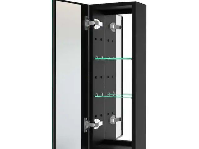 Lot 96-214261 - Xspracer

Moray 10 in. W x 30 in. H Rectangular Aluminum Surface Mount Medicine Cabinet with Mirror ...