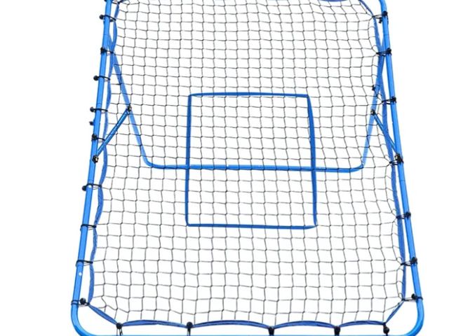 Lot 96-170731 - Rebounder Net, Softball Rebounder Pitchback Net Quick Adjustments, Quick Adjustments Lacrosse Bounce...