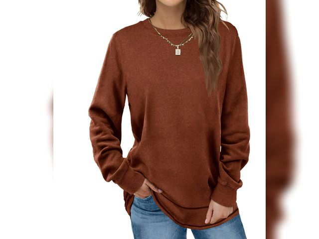 Lot 96-178835 - Fantaslook Sweatshirts for Women Crewneck Casual Long Sleeve Shirts Tunic Tops
Size small
New