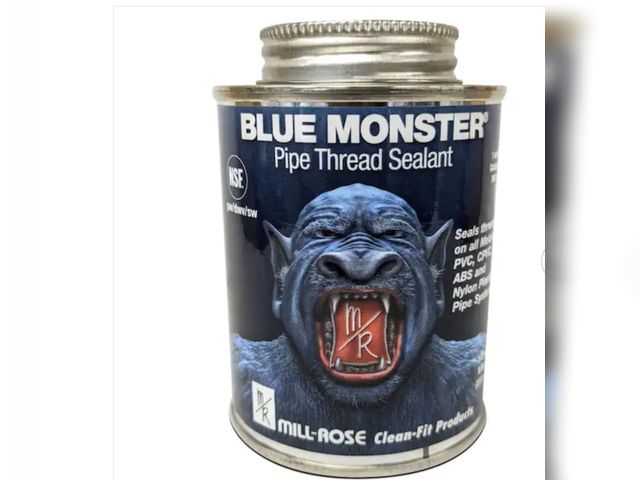 Lot 96-179973 - Blue Monster 
4 oz. Pipe Thread Sealant new