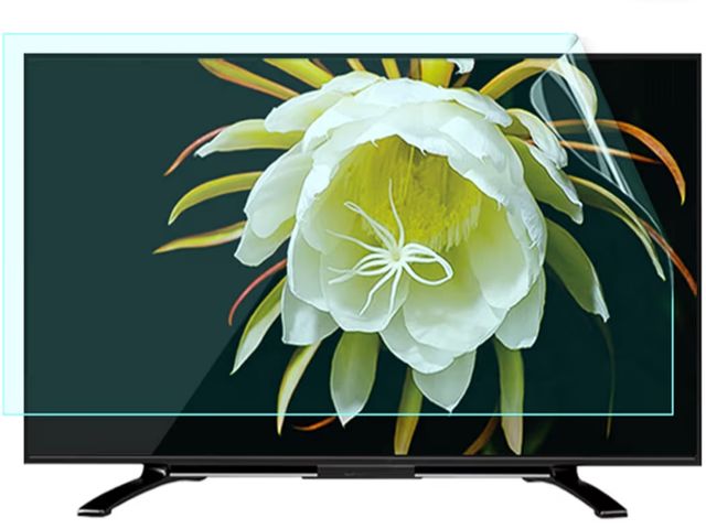 Lot 96-190258 - Anti-Glare Film for TV 65 inch Anti Glare TV Screen Protector, Filter Out Blue Light, Anti-Reflectio...