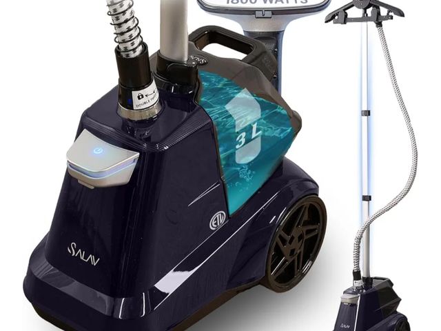 Lot 96-175752 - SALAV Heavy Duty Commercial Full-Size Garment Steamer with Foot Pedals and Extra Large 3L (101.5 oz)...