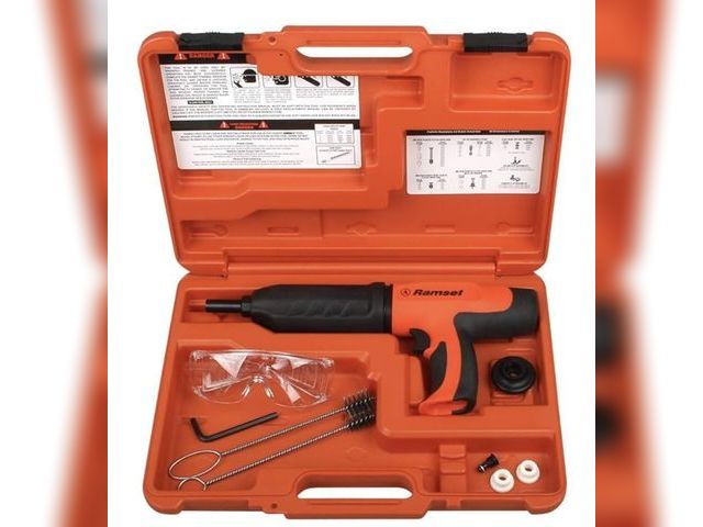 Lot 96-164715 - Ramset Cobra+ .27 Caliber Semi-Automatic Powder Actuated Tool
Used Untested Missing Some Pieces acco...