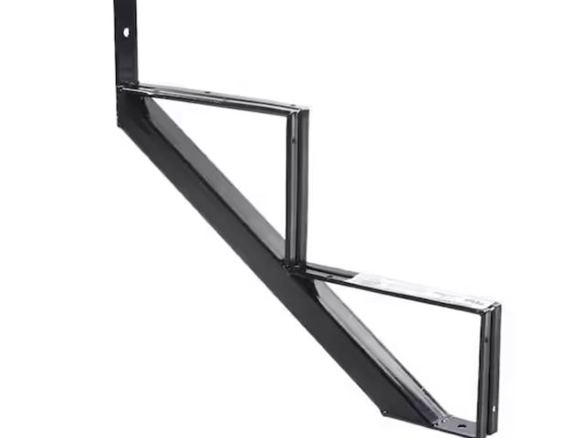Lot 96-162938 - Pylex 2-Steps Steel Stair Stringer Black 7-1/2 in. x 10-1/4 in. (Includes 1 Stair Stringer Unused