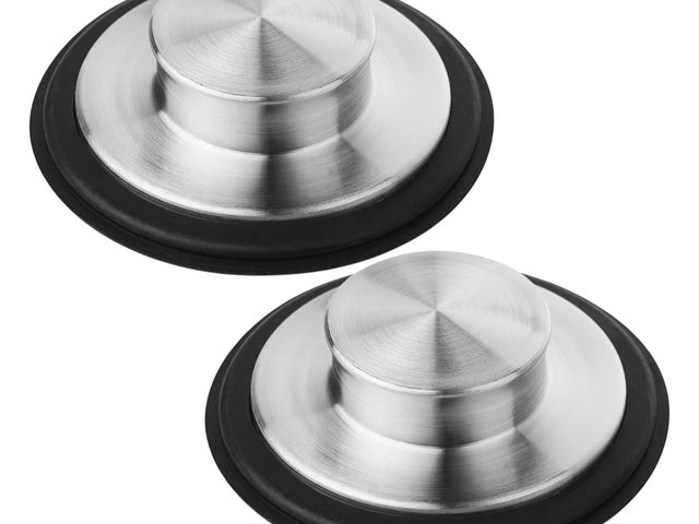 Lot 96-191000 - 2pk Sink Stopper 
Appears Lightly Used (some water marks)