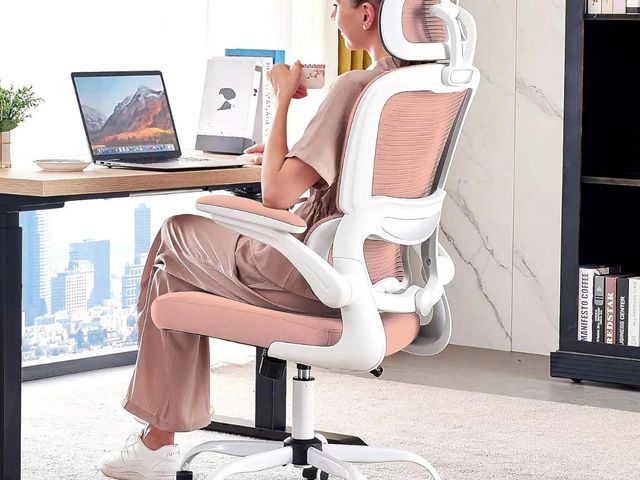 Lot 96-176549 - TRALT Office Chair Ergonomic Desk Chair, 330 LBS Home Mesh Office Desk Chairs with Wheels, Comfortab...