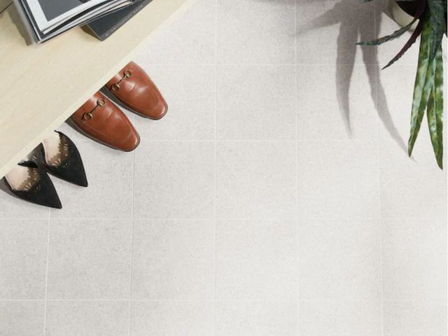 Lot 96-167002 - Ivy Hill Tile
 Elizabeth Sutton Cameo Terrazzo Grigio 7.87 in. x 7.87 in. Matte Porcelain Floor and ...