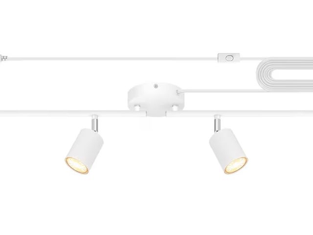 Lot 96-186754 - Plug in Track Lighting LED, Track Lighting Fixtures Ceiling
Slightly different from stock photo. Sil...