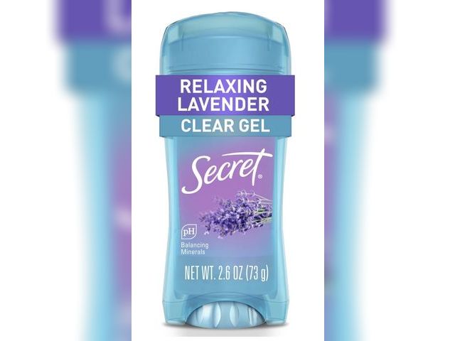 Lot 96-200354 - Secret Fresh Clear Gel Antiperspirant Deodorant for Women, Lavender, 2.6 oz New