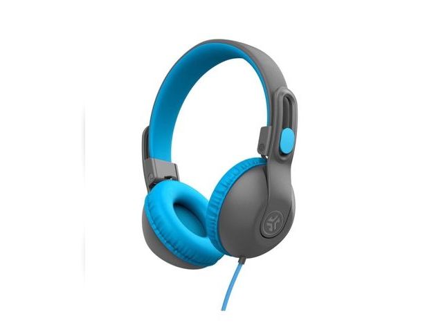 Lot 96-163398 - JLab JBuddies Studio 2 On Ear Wired Kids Headphones with Volume Safe, Blue/Gray
New