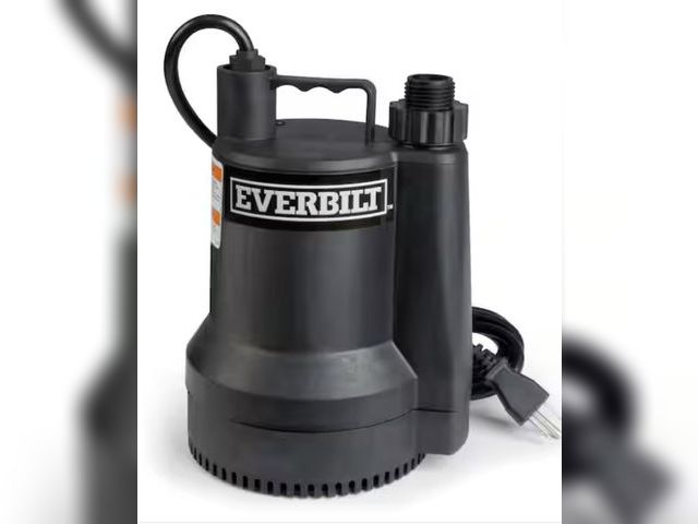 Lot 96-162278 - Everbilt 1/6 HP Plastic Submersible Utility Pump
Appears unused
