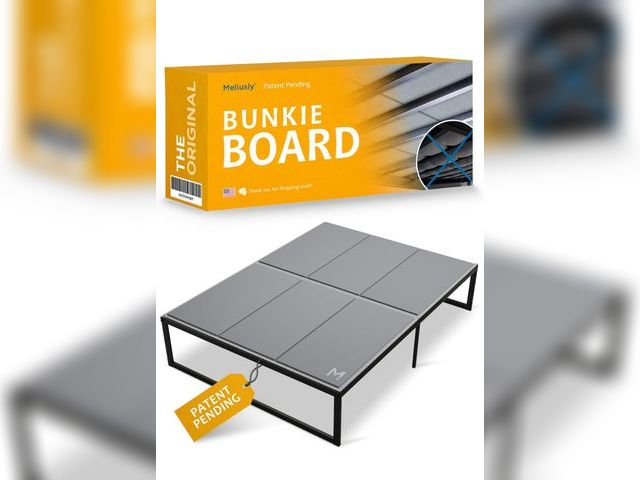 Lot 96-198002 - Meliusly Heavy Duty 10mm Bunkie Board Queen Size (60x80'') Patent Pending Low Profile Bed Board Desi...