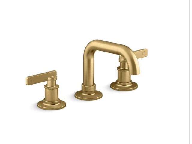 Lot 96-222057 - KOHLER Castia By Studio McGee 8 in.
Widespread Double-Handle
Store Moderne Brass MSRP $787.08 New