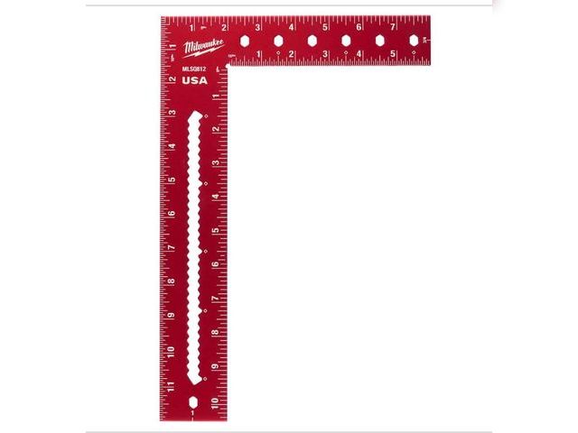 Lot 96-191273 - Milwaukee 8 in. x 12 in. Framing Square New